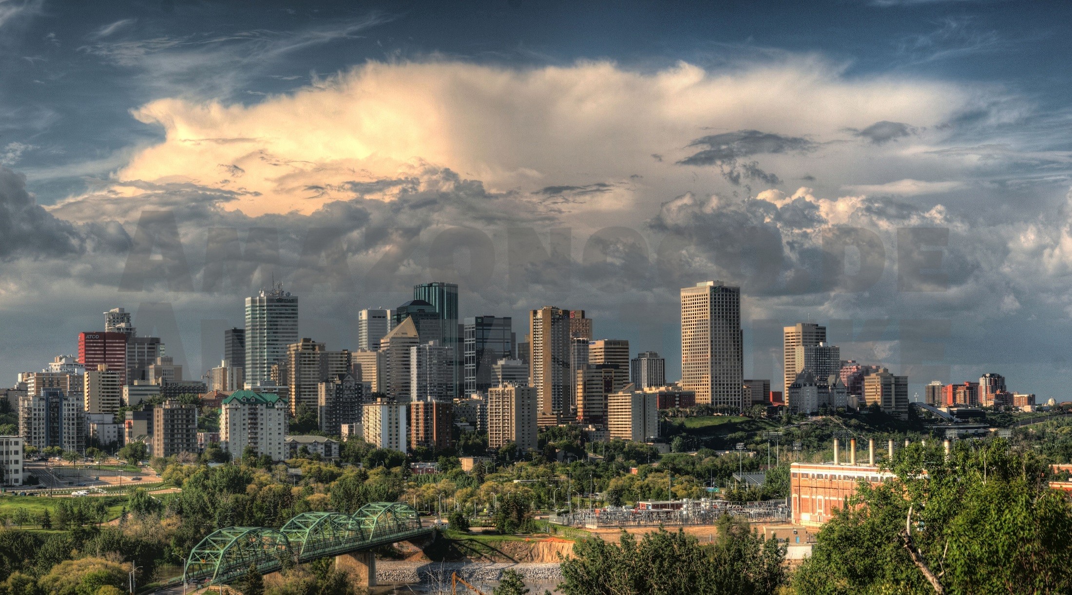 Skyline of Edmonton by Image by skeeze on Pixabay